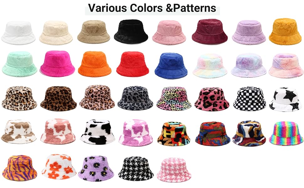 fuzzy bucket hat