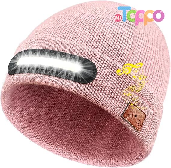 Wholesale Bluetooth Beanie with Light Musical Knit Hat with Wireless Headphone