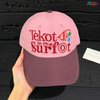 Custom Embroidered Decor American Heavy Embroidery Wide Brim Baseball Cap 