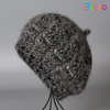 Winter Block Fuzzy Women's Vintage Knit Beret Thick Warm Fleece Lined Ear Flaps Beanie 