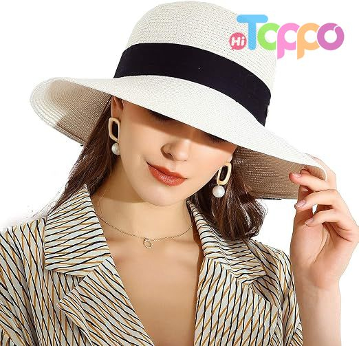 Hot Sale Wide Brim Foldable Beach Hats UV UPF 50+ Summer Sun Travel Hat 