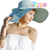  Big Bowknot 5.7 Inches Large Floppy Foldable Roll up UPF 50+ Beach Cap Sun Hat Straw Hat