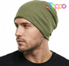 Custom Cotton Thin Slouchy Beanie Hat for Men Women Stretch Skull Cap