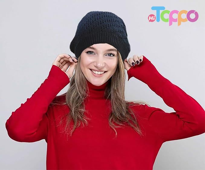 Hot Sale Fall Mesh Slouchy Lightweight Crochet Caps Knit Hats Thin Crochet Beanie Hat 