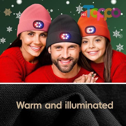 Hot Sale Unisex Beanie with The Light, Gifts for Men Women Husband Him