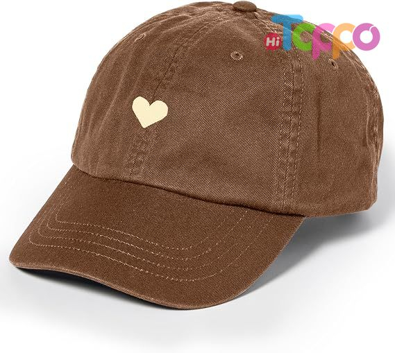 High Embroidered Washed Cotton Women's Baseball Hat