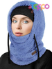 Custom Windproof Face Mask Winter Warm Neck Cover Mask Fleece Balaclava