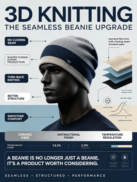 3D Knitting & Seamless Beanies Are Changing the Fit