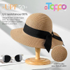  UPF 50+ Foldable Wide Brim Pleneal Beach Sun Staw Hats