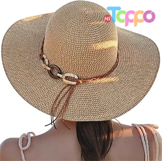  UPF 50+ Foldable Wide Brim Pleneal Beach Sun Staw Hats