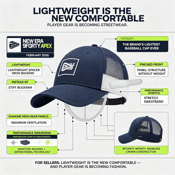New Era's Lightest Cap Ever