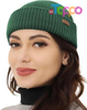 Custom Merino Wool Short Fisherman Beanies for Men Women Knit Cuff Trawler Beanie Cap 