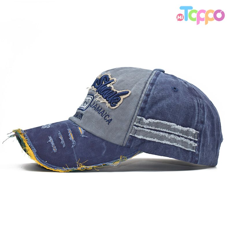 Retro Embroidered Adjustable Baseball Cap 