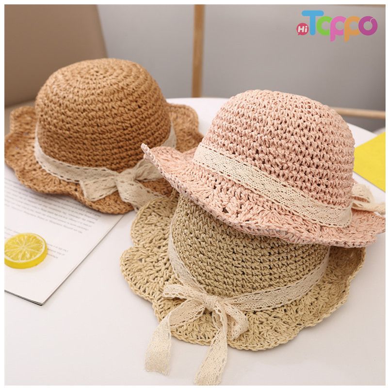  Summer kid Sun UPF 50+ Beach Lightweight Straw Hat 