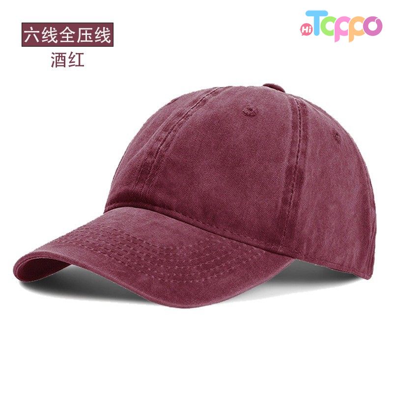 Washed Cotton Plain Baseball Vintage Adjustable Dad Hats 