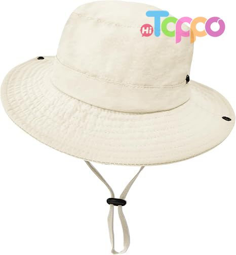 Outdoor UPF 50+ Quick Dry Foldable Lightweight Adjustable Fishing Kids Sun Bucket Hat