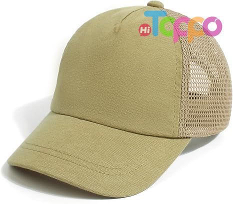 Dinosaur Mesh Adjustable Cotton Blend Full Mesh Back Ventilation Curved UV Brim Velcro Strap Toddler Baseball Hat