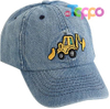 Dinosaur Mesh Adjustable Cotton Blend Full Mesh Back Ventilation Curved UV Brim Velcro Strap Toddler Baseball Hat