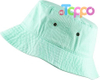 Unisex Summer Travel Beach Cotton Bucket Hat Packable Sun Hat