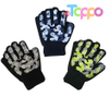 Hot Gift 3 Pairs Knit Warm Stretch Gripper Children Magic Glove 4-14 Years Kids Winter Gloves 