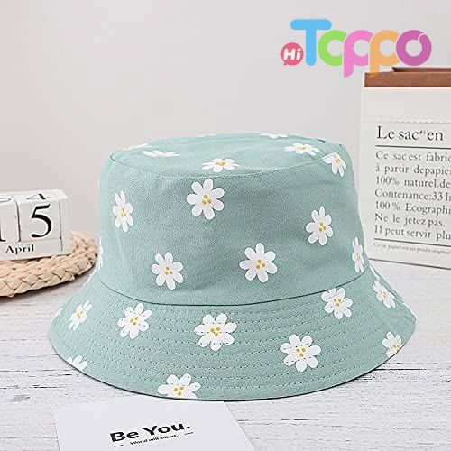  Custom Floral Printing Reversible Double-Side-Wear Bucket Hats