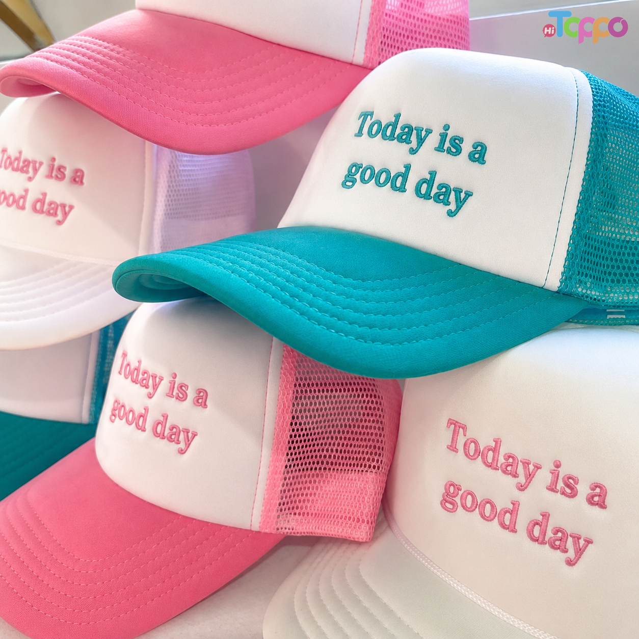 Custom Mother's Day Washed Vintage Baseball Caps with Embroidery LOGO