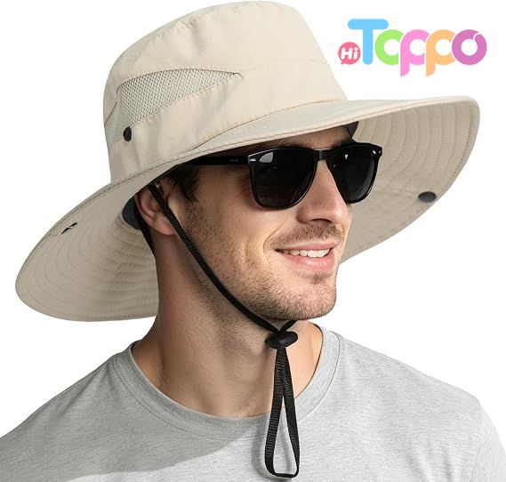 Custom Wide Brim UPF 50+ UV Protection Bucket Hat