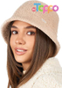 Hot Sale Winter Faux Fur Fuzzy Bucket Hat for Women 