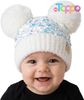 Newborn Girl Winter Hat 0–12 Months Cute Cozy Knit Infant Beanies Double Pom Pom Baby Beanie