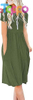  Casual Women Summer Casual Short Sleeve Dresses Empire Waist Dress