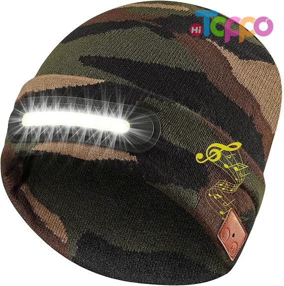 Wholesale Bluetooth Beanie with Light Musical Knit Hat with Wireless Headphone