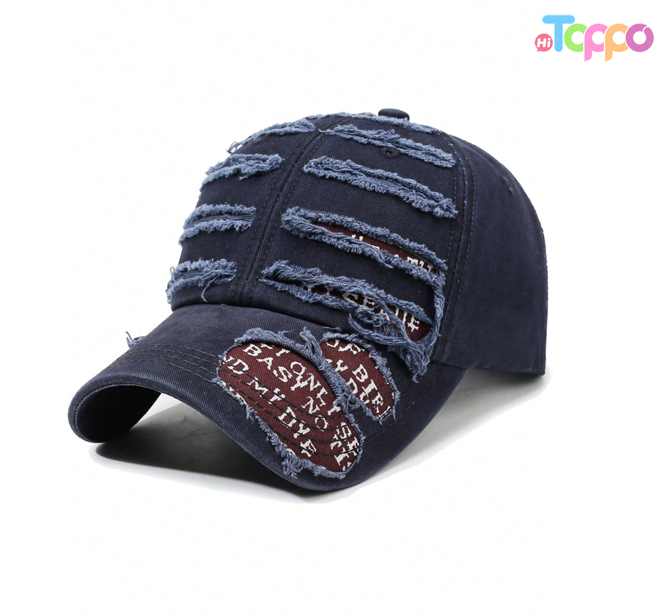 Hot Sale Adjustable Brim Outdoor Unisex Vintage Letter Print Sun Hat 