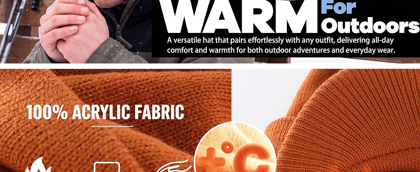 Warm Windproof Outdoor Sports Beanie