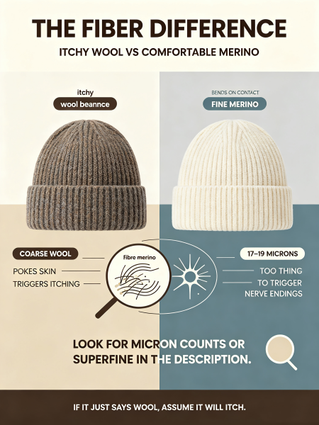 Merino Wool: The Micron Count That Stops the Itch