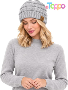 Hot Sale Trendy Warm Chunky Soft Stretch Cable Knit Beanie