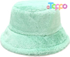 Wholesale Winter Faux Fur Fuzzy Bucket Hat Fluffy Warm Hat 