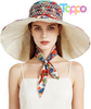 Summer Foldable Floppy Sun Reversible Vacation Beach Wide Brim UPF 50+ Fishing Bucket Hat
