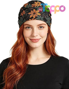  Custom Lightweight Lace Beanie for Women Rhinestone Hat