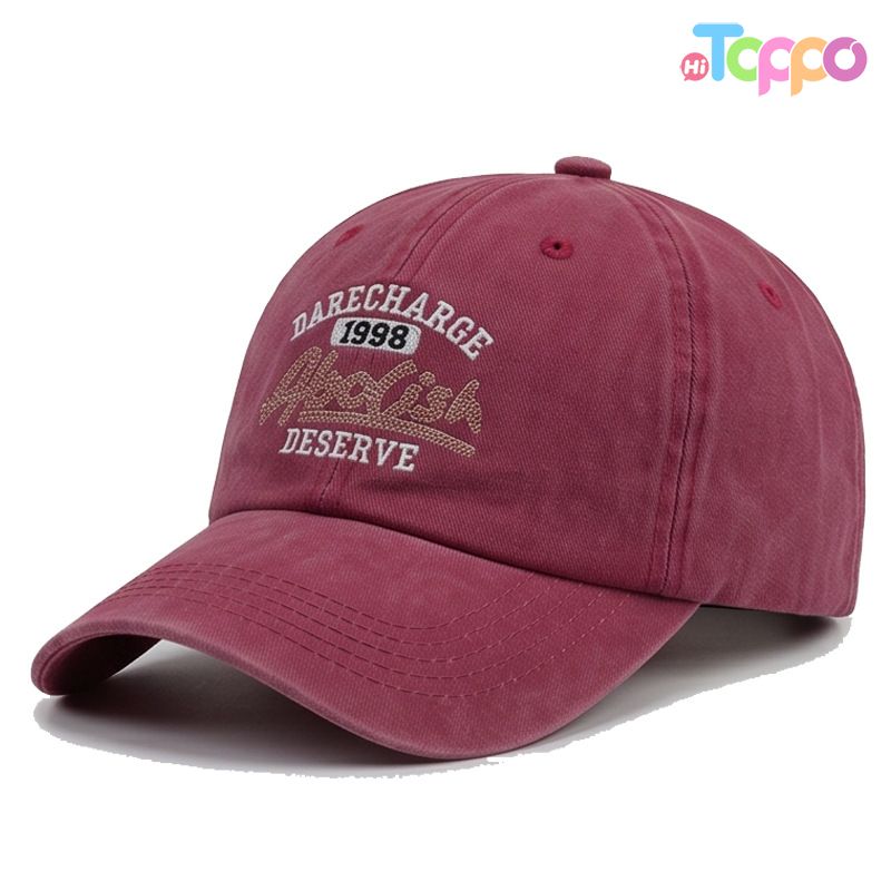  American Vintage Washed Cotton Baseball Cap Embroidered Dad Hat 