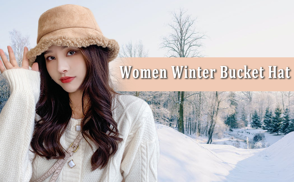 winter bucket hat women
