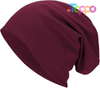  Custom Cotton Slouchy Beanie for Men and Women, Oversized Thin Skull Cap