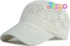 Custom Summer Crochet Breathable Ball Cap Beach Baseball Hats