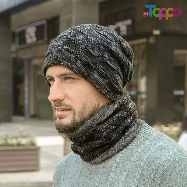 Winter Outdoor Lined Knit Warm Thick Stocking Binie Hat Cool Beanies Mens 
