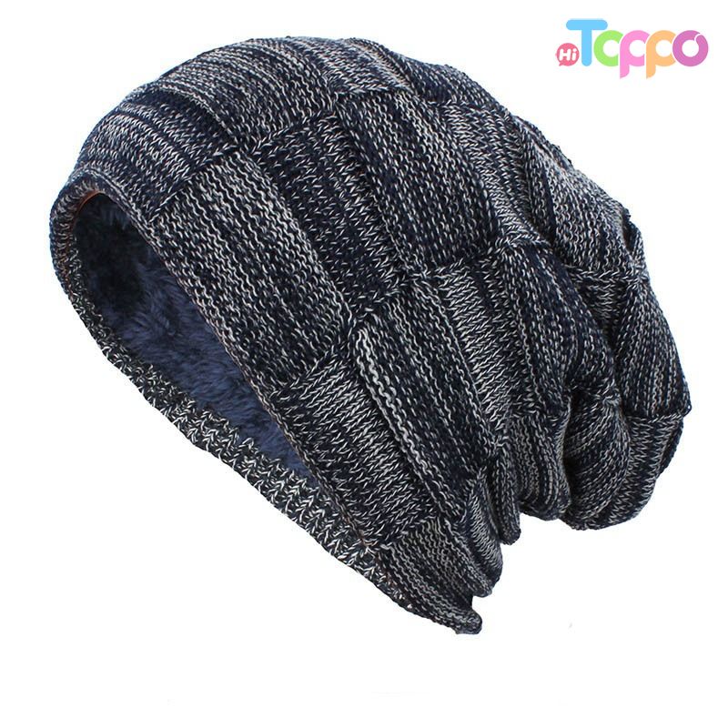 Winter Outdoor Lined Knit Warm Thick Stocking Binie Hat Cool Beanies Mens 