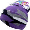 Unisex Knit Soft Warm Cuffed Beanie Hat Winter Camo Hats 