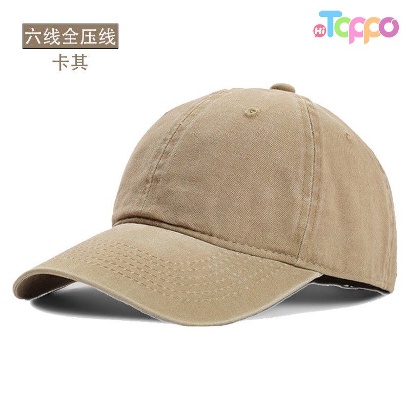 Washed Cotton Plain Baseball Vintage Adjustable Dad Hats 