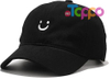 Smile Face Adjustable Low Profile Unstructured Cotton Dad Hat Baseball Cap 