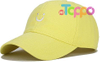 Smile Face Adjustable Low Profile Unstructured Cotton Dad Hat Baseball Cap 