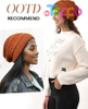 Womens Winter Knit Slouchy Beanie Hat Warm Knitted Skull Ski Cap Hats for Women