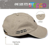 Embroidered Brushed Cotton Women’s Baseball Hat
